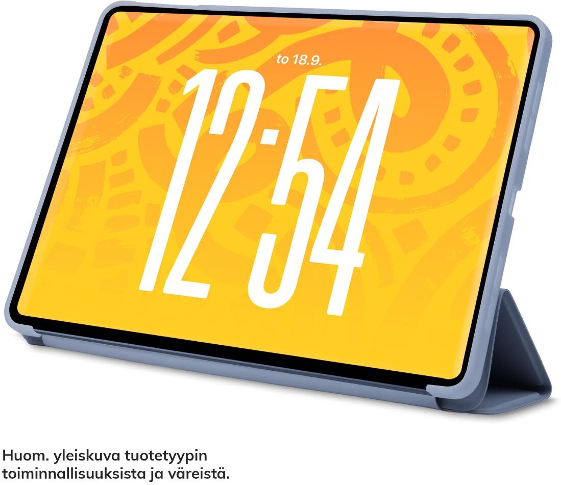 Samsung Galaxy Tab S8+ / S7+ / S7 FE 12.4" Hupsis Jemma Tabletin Suojakotelo, Tummansininen