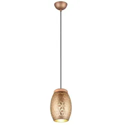 Pendelleuchte   , braun , Maße (cm): H: 150  Ø: 15