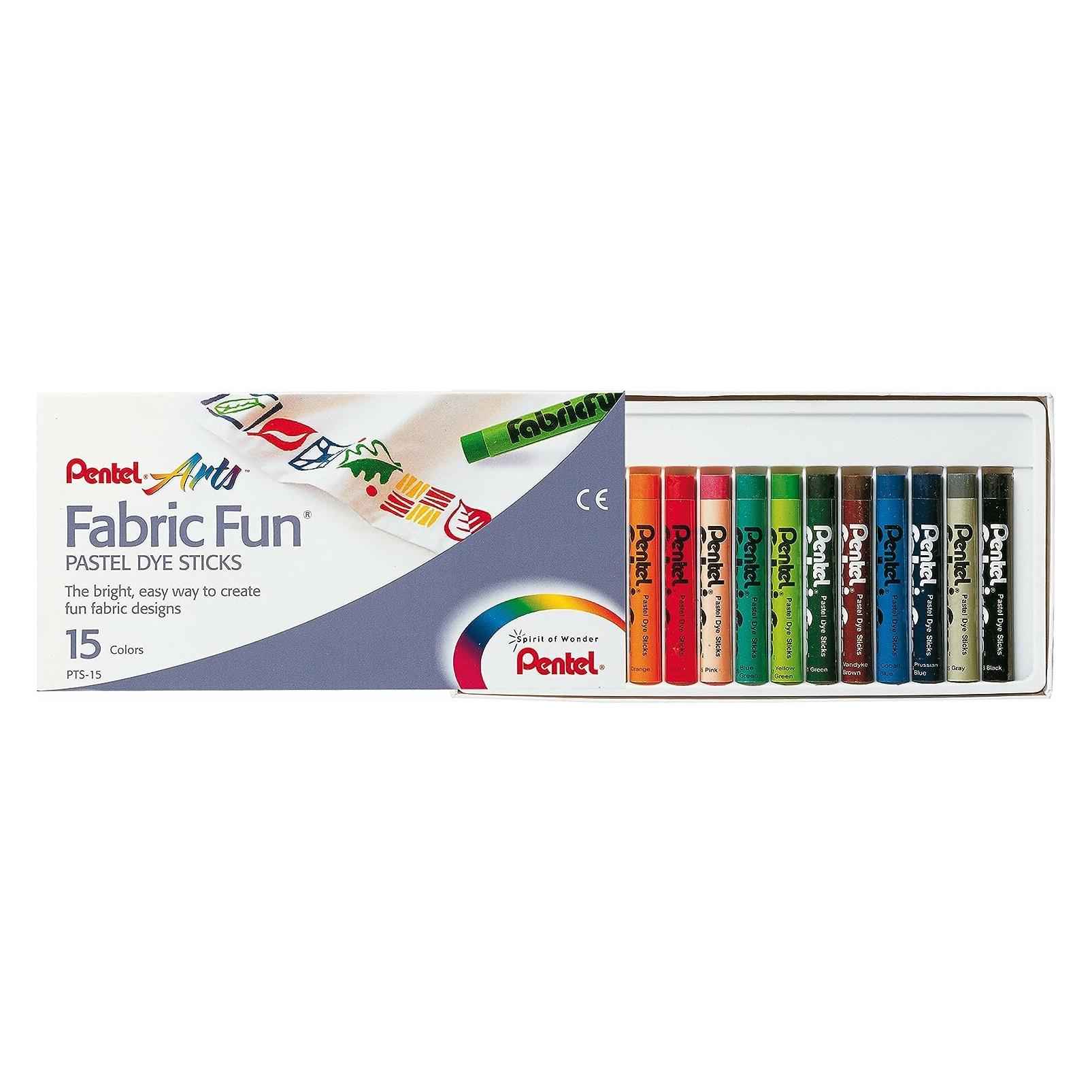 Pentel Stoffmalkreiden Set (15x) (PTS-15)