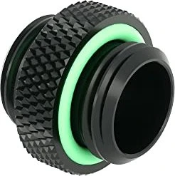 Barrow Adapter gerade G1/4 Zoll AG auf G1/4 Zoll AG, 5mm - schwarz