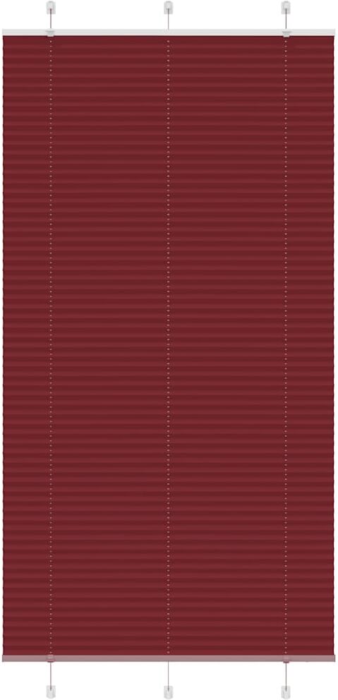 vidaXL Store plissé rouge bordeaux 110x200 cm largeur du tissu 109,4cm