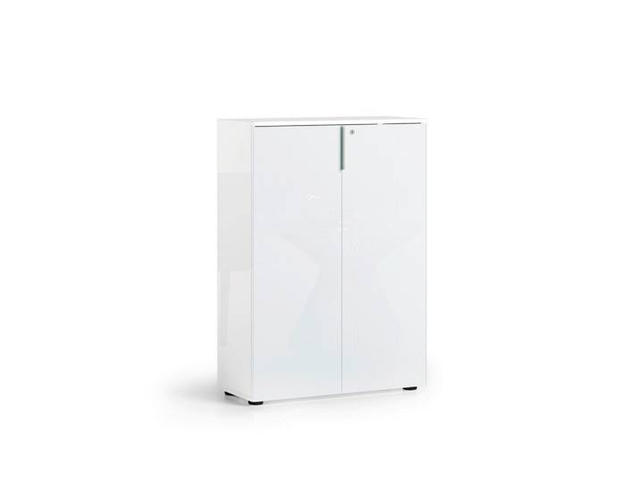 Stylife Kommode, Weiß, Kunststoff, 2 Fächer, 80x113x34 cm, Wohnzimmer, Kommoden & Sideboards, Kommoden