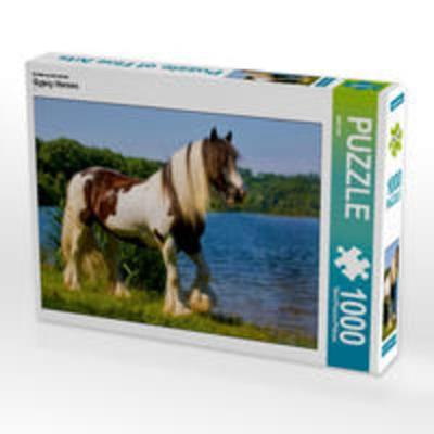 CALVENDO Puzzle Gypsy Horses 1000 Teile Lege-Größe 64 x 48 cm Foto-Puzzle Bild von weh-zet