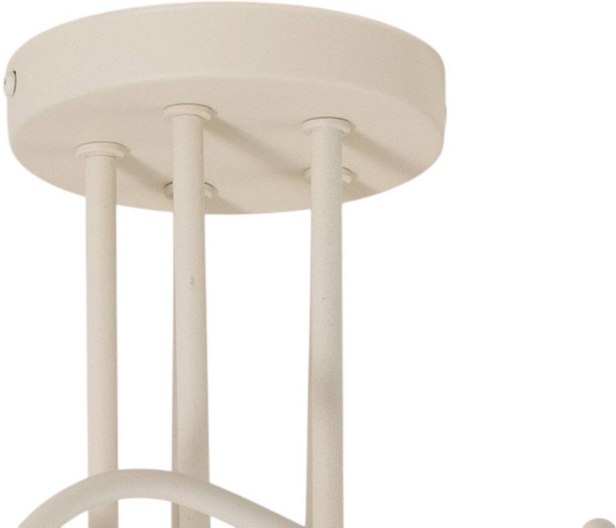 Ceiling Light Oxford HELAM, dimmable, Cream / amber, Living / Dining Room, metal, Ceiling Light