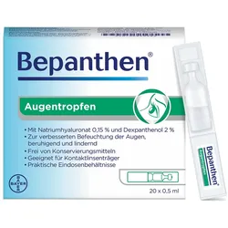 Bepanthen Augentropfen 20X0,5 ml