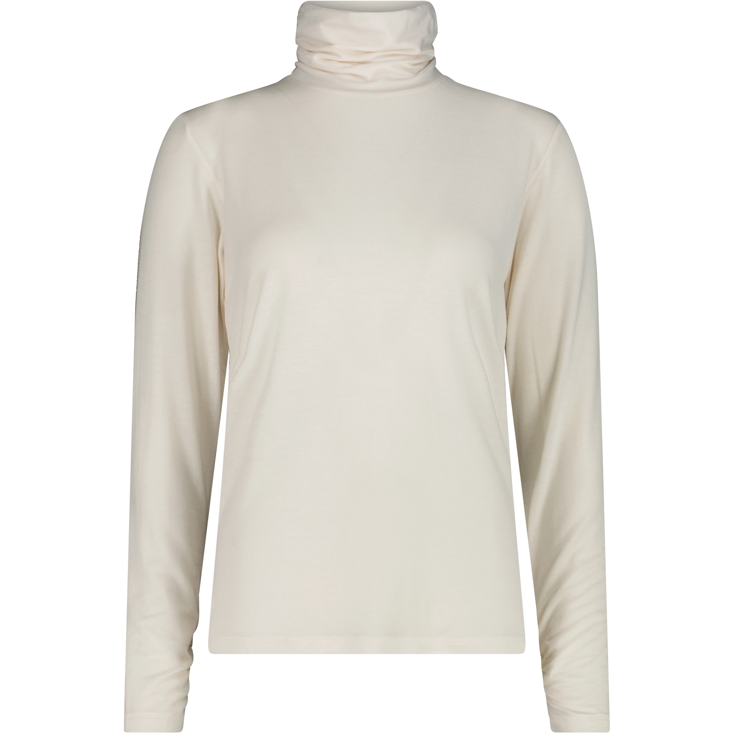CMP Damen Pullover beige Größe XXS Lifestyle Geruchsneutralisierend Lyocell (Tencel) | Merinowolle