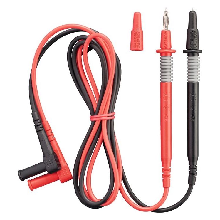 Benning Sicherheits-Messleitungs-Set 1 m Schwarz Rot 044145 (44145) (044145)
