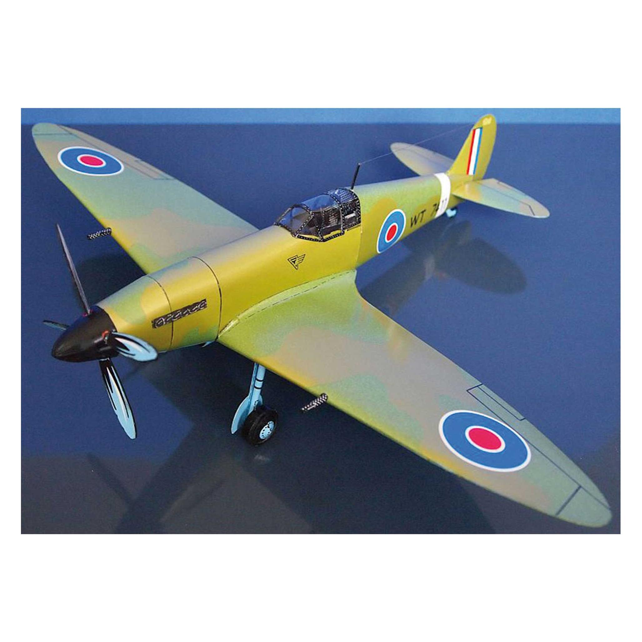 Geli supermarine spitfire kartonmodell (Motorflugzeug) (34002)