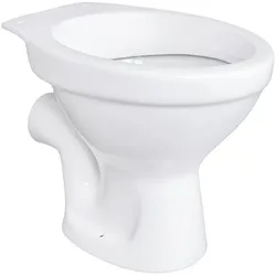 Belvit Stand WC Toilette Abgang Waagerecht Wand Tiefspüler Weiß Stehend NEU