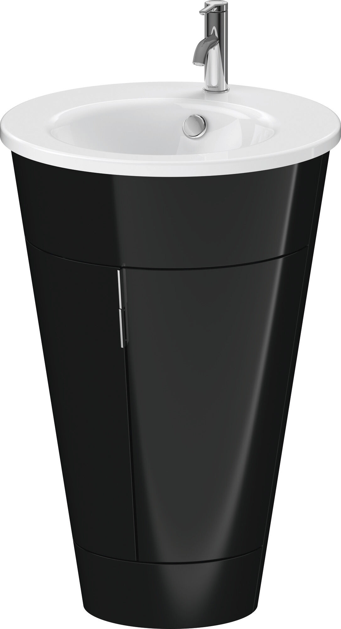 Duravit Starck 1 S1952004040 56x60x82,5cm, debout, noir brillant