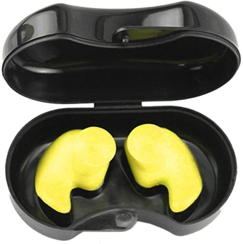USA Free Shipping Shop AquaSeal Swimming Ear Plugs Reusable Waterproof Silicone Ear Plugs For Swimming, Surfing & Diving yellow