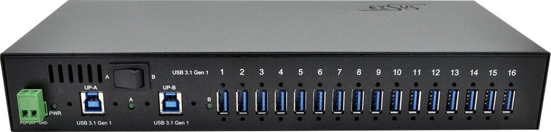 EXSYS EX-1116HMVS, USB 3.2 Gen 1 (3.1 Gen 1) Type-A, 5000 Mbit/s, Metall, Windows 2000, Windows 2000 Professional, Windows 7 Home Basic, Windows 7 Home Basic x64, Windows 7..., Mac OS X 10.0 Cheetah, Mac OS X 10.1 Puma, Mac OS X 10.2 Jaguar, Mac OS X 10.3 Panther, Mac OS X..., 308 mm