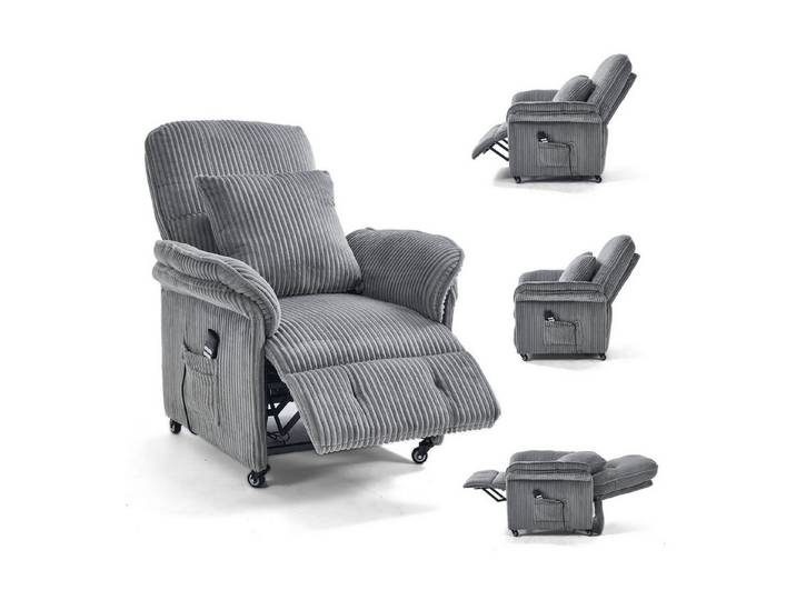 Happy Home Relaxsessel 2 Motoren Elektrischer Relaxsessel, Fernsehsessel mit Liegefunktion