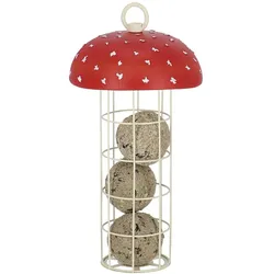 Esschert Design Fliegenpilz- Meisenknödelautomat, Vogelhaus