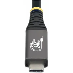 StarTech USB4 Cable USB-C - 1.5m (1.50 m, 240 W), USB Kabel