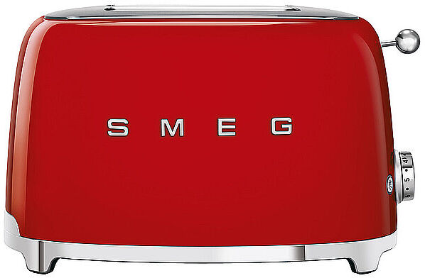 SMEG 2 Schlitz Toaster 50‘s Retro Style Rot TSF01RDEU rot EG