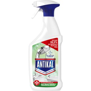 Antikal Badreiniger Antibakteriell, Kalkreiniger, Spray, gegen Kalk und Schmutz, 800ml