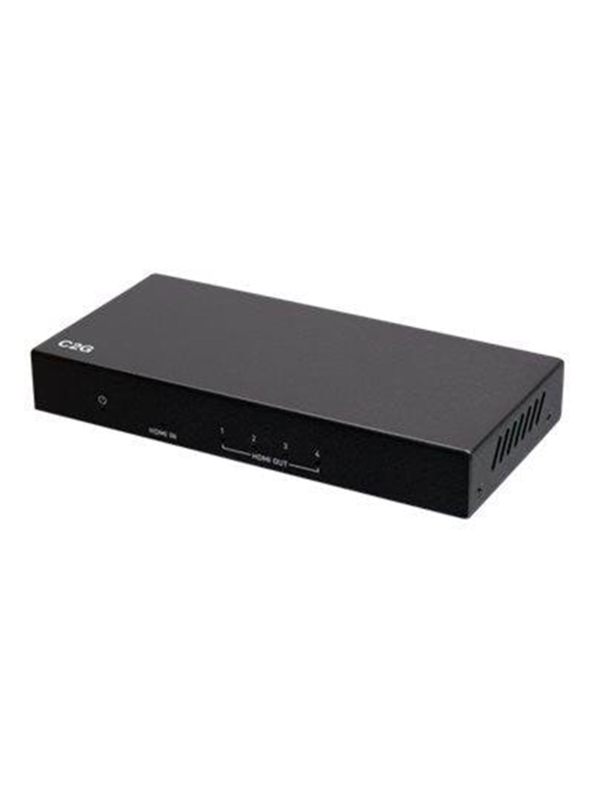 C2G 4-Port HDMI Distribution Amplifier Splitter - 4K 60Hz - HDR - 7.1 Audio - video/audio splitter - 4 ports
