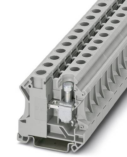 Phoenix Contact 3073827 Durchgangsreihenklemme 12.2mm Schrauben, Steck-Klemm Grau 50St.