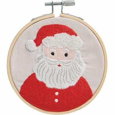 Stickpackung Vorgezeichnet, Portrait Santa