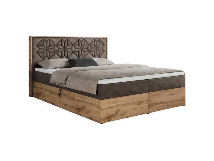 BOXBETT NESSI - 120/200 Braun Velvet - H3
