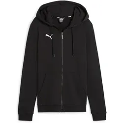 PUMA Damen Sweatshirt teamGOAL Casuals Hooded Ja, Größe L in Schwarz Schwarz