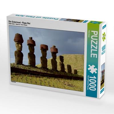 CALVENDO Puzzle Die Osterinsel - Rapa Nui | 1000 Teile Lege-Größe 64 × 48 cm Foto-Puzzle für glückliche Stunden