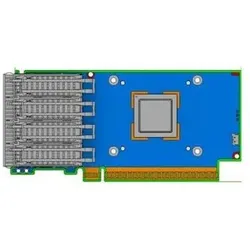 Nvidia ConnectX-7 HHHL Adapter Card 25 (Mini PCI Express, PCI Express 4.0 x16), Netzwerkkarte, Grau, Schwarz