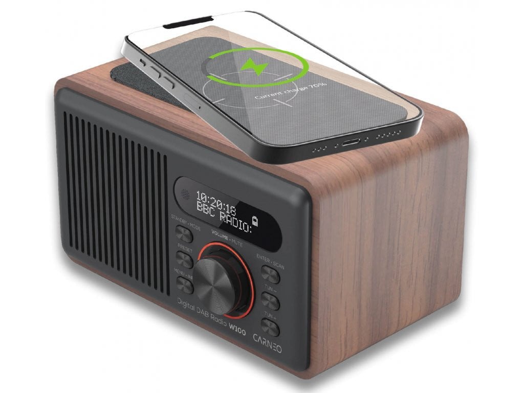 Carneo Smart W100 Draagbare Radio met DAB, DAB+ en FM
