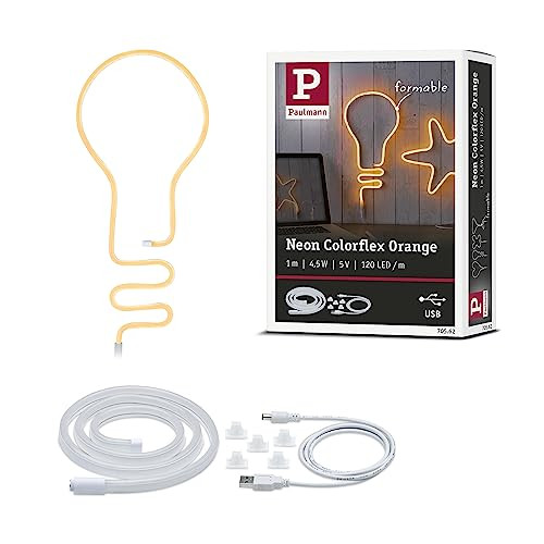 Paulmann USB LED-strip Neon Colorflex, oranje, 1 m, 4,5 W