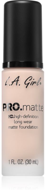 L.A. Girl Cosmetics PRO. Matte HD long-lasting foundation with matt effect shade Ivory 30 ml