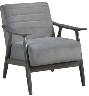Fremont & Park Royston Velvet Wood Arm Accent Chair