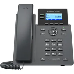 Grandstream SIP GRP-2602P Carrier-Grade IP-Phone with PoE - VoIP-Telefon - Switch, Telefon, Schwarz