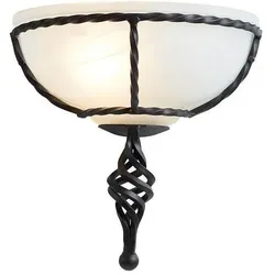 Elstead Lighting, Gartenbeleuchtung, Pembroke Wandleuchte E27 Schwarz, Made in UK (E27, IP55)