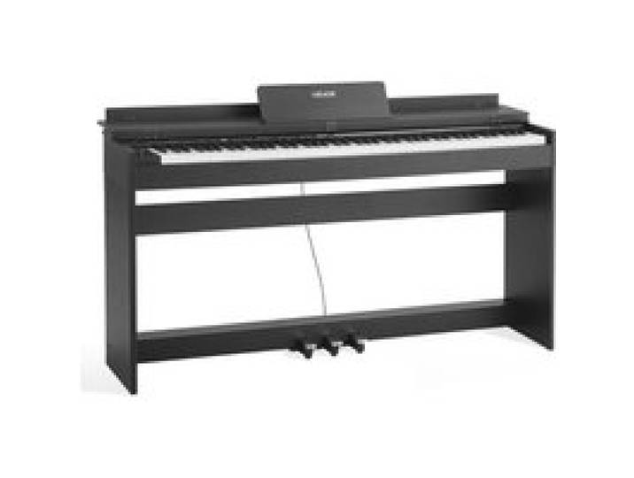 VEVOR Piano Numérique 88 Touches Lestées, Mode Double Clavier Haut-parleurs, avec Pupitre à Partitions, Support, Casque, Pédale de Sustain, 680 Sonorités, Connexion Sans Fil, pour Débutants, Noir