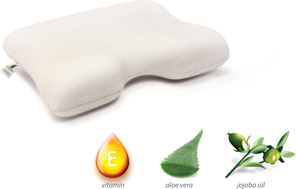 Smartfoam Ergonomisch Anti-aging Traagschuim Kussen voor Nekklachten