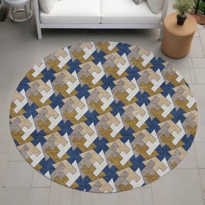 Addison Rugs Machine Washable Indoor/ Outdoor Modern Becker Chantille Rug