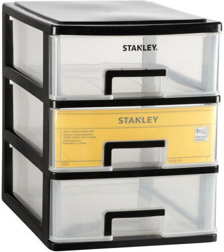 Stanley STST40710-1 Essential Petit organiseur a tiroirs – 3 tiroirs