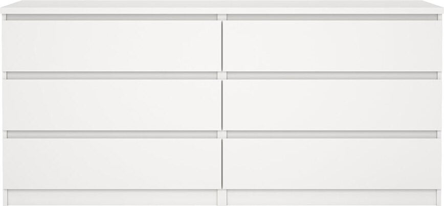 Naia Kommode met 6 lades wit B/D/H: 154 x 71 x 50 cm
