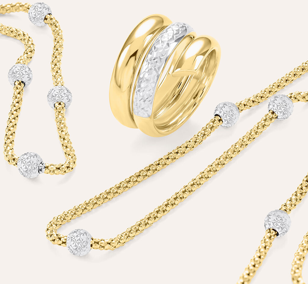 Stroili Collana Golden Lover Oro Bicolore Collezione: Golden Lover Bicolore