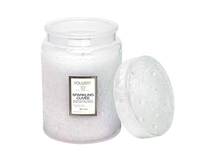 Voluspa Bougie parfumée en pot de verre 100 heures Sparkling Cuvée