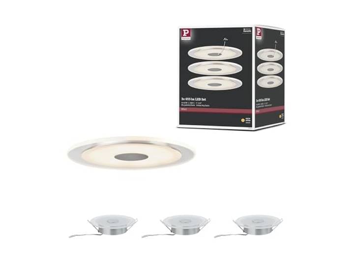 Paulmann Premium LED Einbauleuchte Whirl Set 3x6,9W 3000K