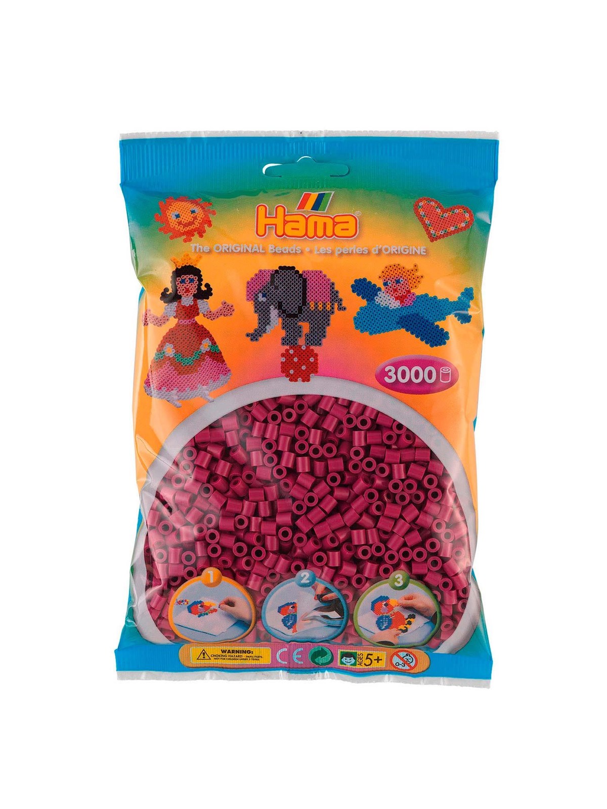 Hama Ironing Beads - Plum 3000 pcs