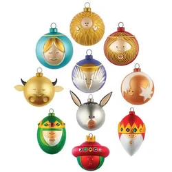 Alessi, Christbaumschmuck, Christmas (10x)