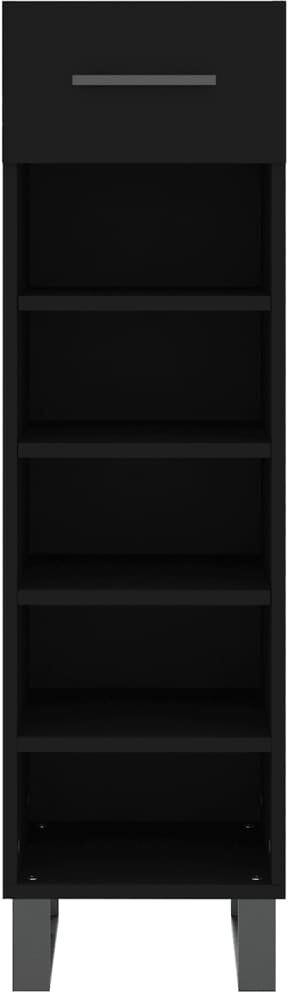 17 Stories 5 Pair Shoe Storage Cabinet Black 5