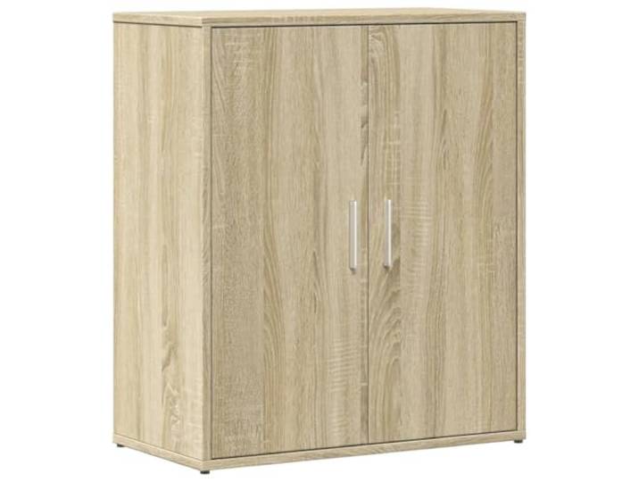 GFMGUEMV Sideboard Sonoma-Eiche 60x31x70 cm Holzwerkstoff Schrank Stauraum Stabiler Holzwerkstoff, glatte Oberfläche, feuchtigkeitsbeständig, pflegeleicht, vielseitige Ablagefläche, kompaktes Format