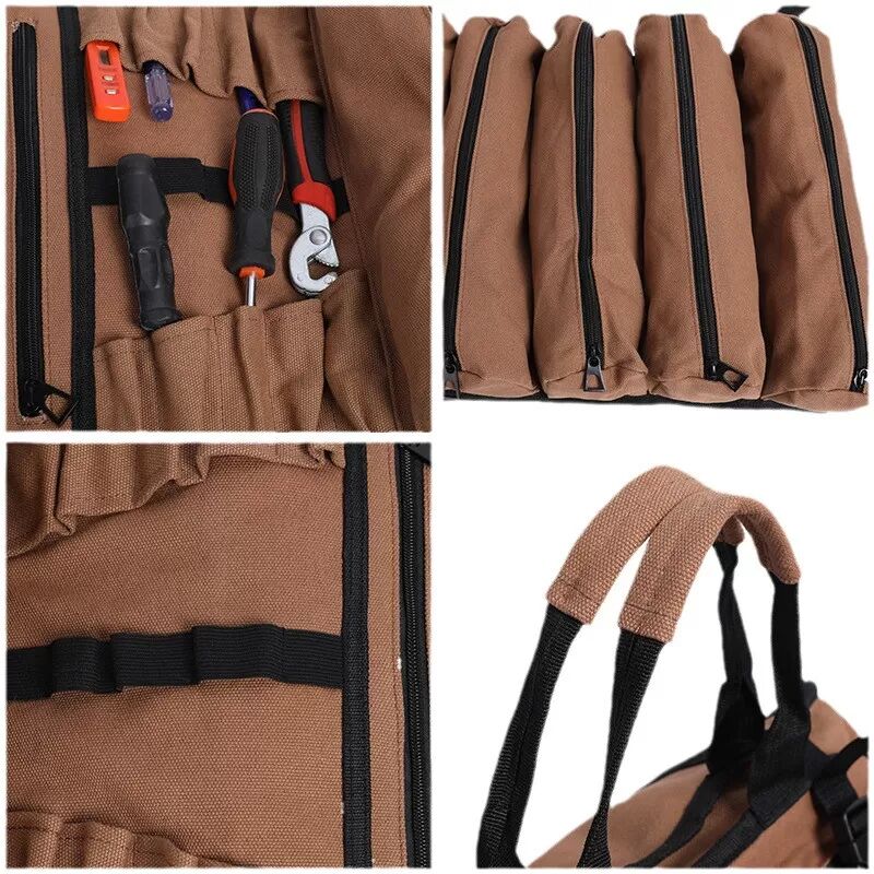 INF Trousse à outils en toile - Rangement portable et organisé