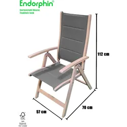 Endorphin, Gartenstühle, 2er Pack Klappsessel