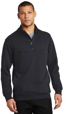 CornerStone CS626 1/2-Zip Job Shirt in Dark Navy Blue size XL   Cotton/Polyester Blend
