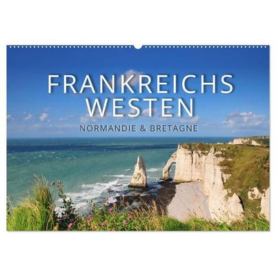Frankreichs Westen – Normandie und Bretagne (Wandkalender 2026 DIN A2 quer), CALVENDO Monatskalender